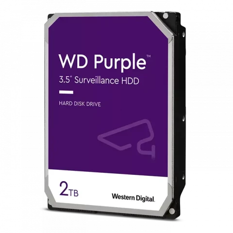 هارد اینترنال 2 ترابایت WD مدل Purple Surveillance WD23PURZ Western Digital Purple WD23PURZ 2TB